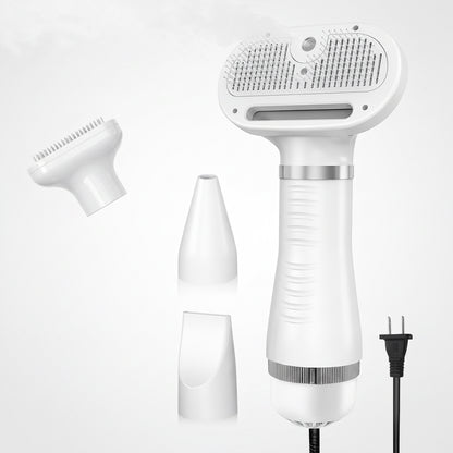 4-in-1 Pet Grooming Steam Brush with Dryer